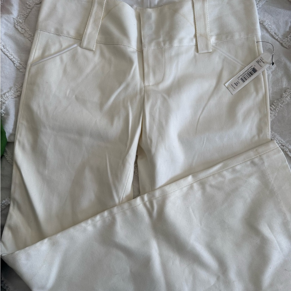 Alice + Olivia Cream Trousers